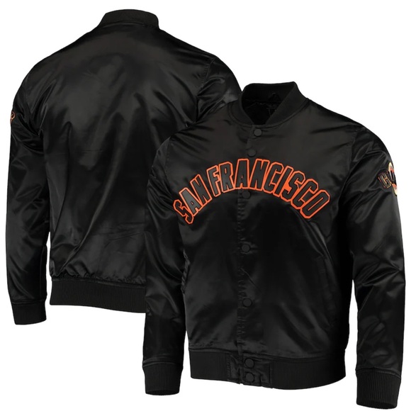 Other - San Francisco Giants Pro Standard Wordmark Satin Full-Snap Jacket - Black